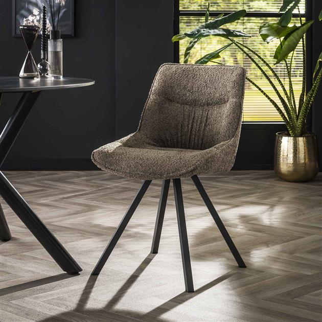 Bouclé stoelen