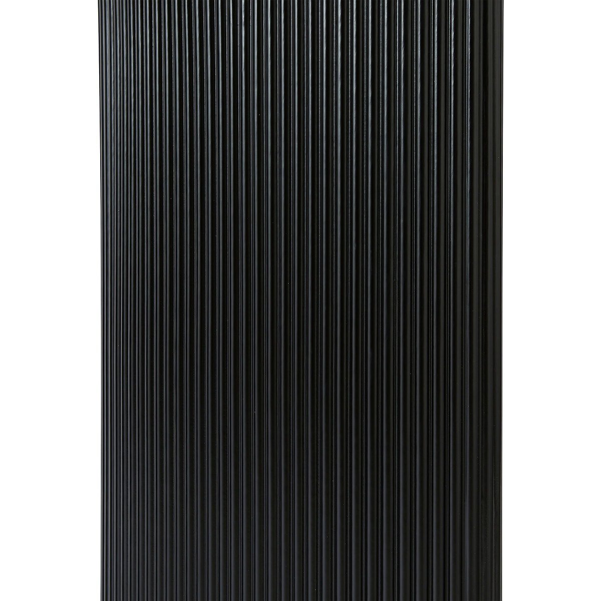 Sidetable Japandi zwart met ronde vormen | 120x40x80cm