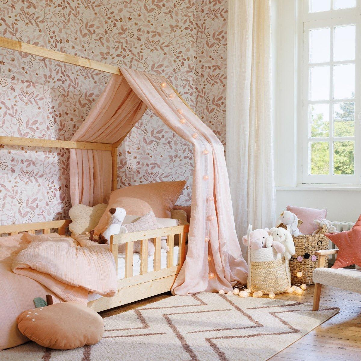 Kinderbed naturel hout tent Bosco - Industrieelinhuis.nl