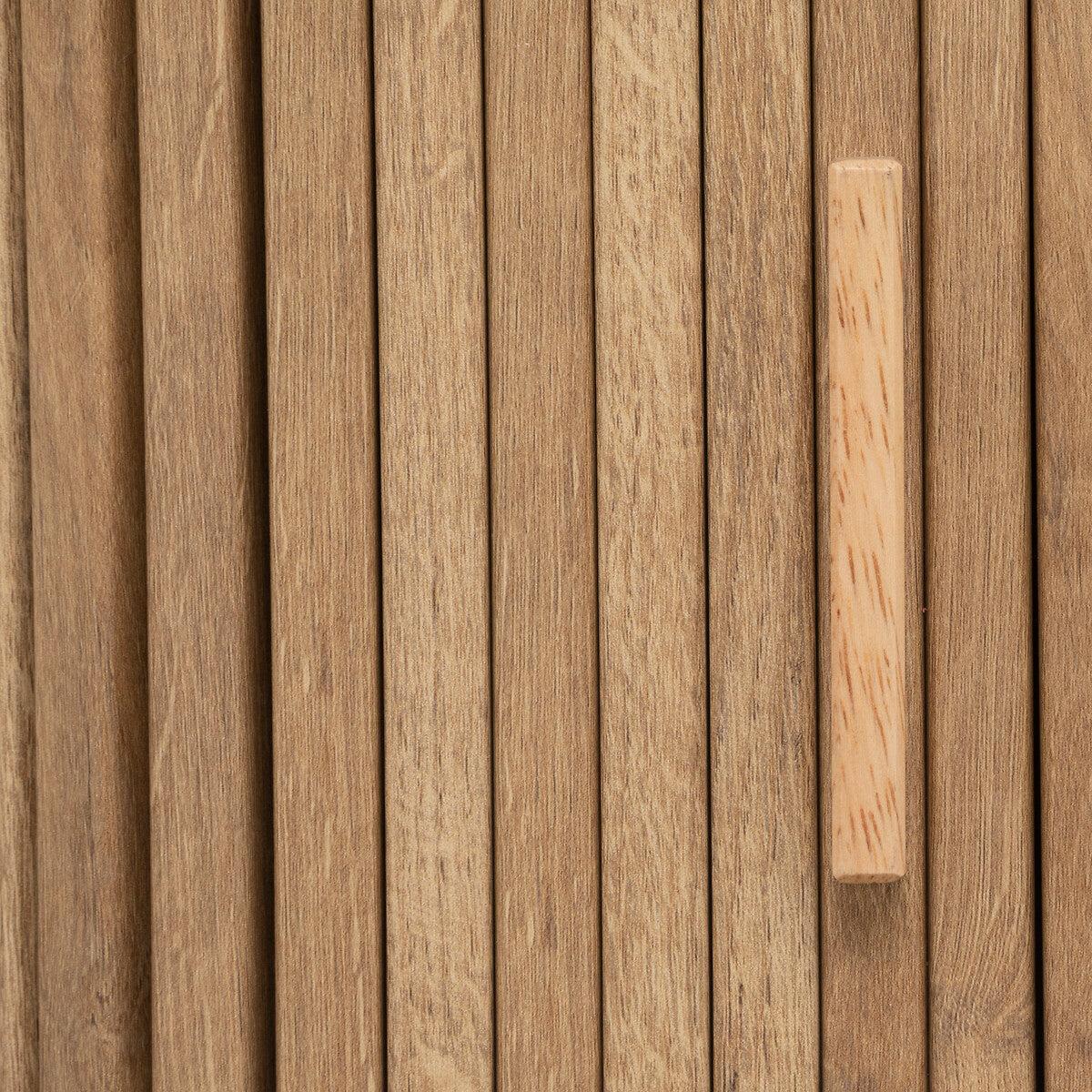 "Bali" Modern TV-Meubel met 2 Deuren en Eiken Effect Afwerking - Industrieelinhuis.nl