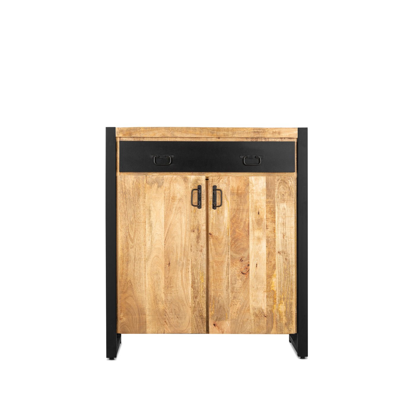 Commode industrieel | Mangohout en Staal | 100x40x115cm - Industrieelinhuis.nl