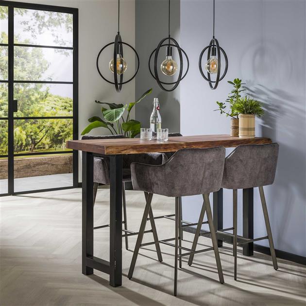 Bartafel Boomstam 150 cm - Industrieelinhuis.nl