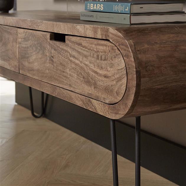 TV-meubel rond Baron - Industrieelinhuis.nl