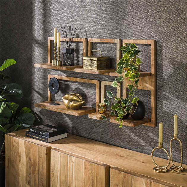 Wandschap Curvy set/5
