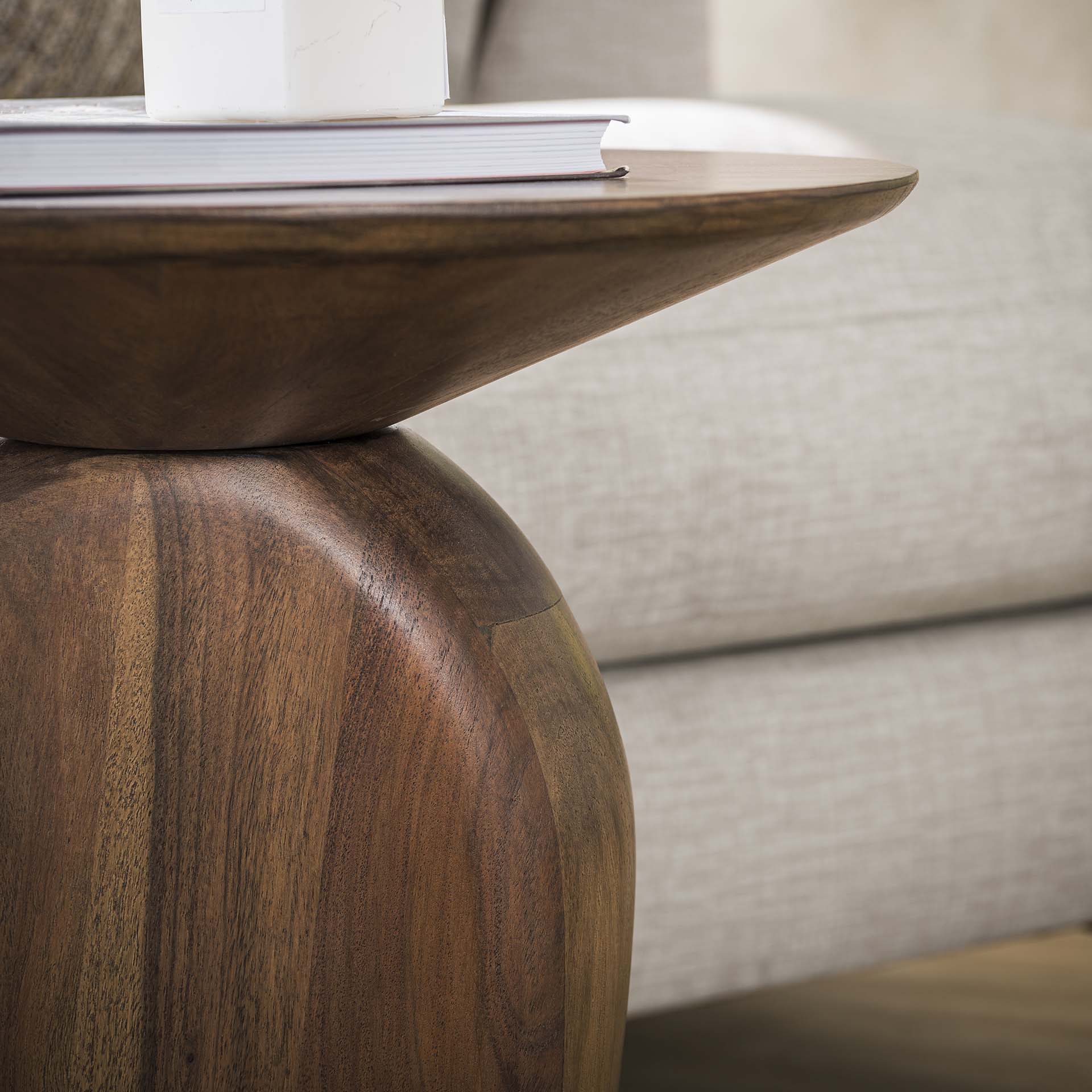 Bijzettafel Miro Walnoot - Industrieelinhuis.nl