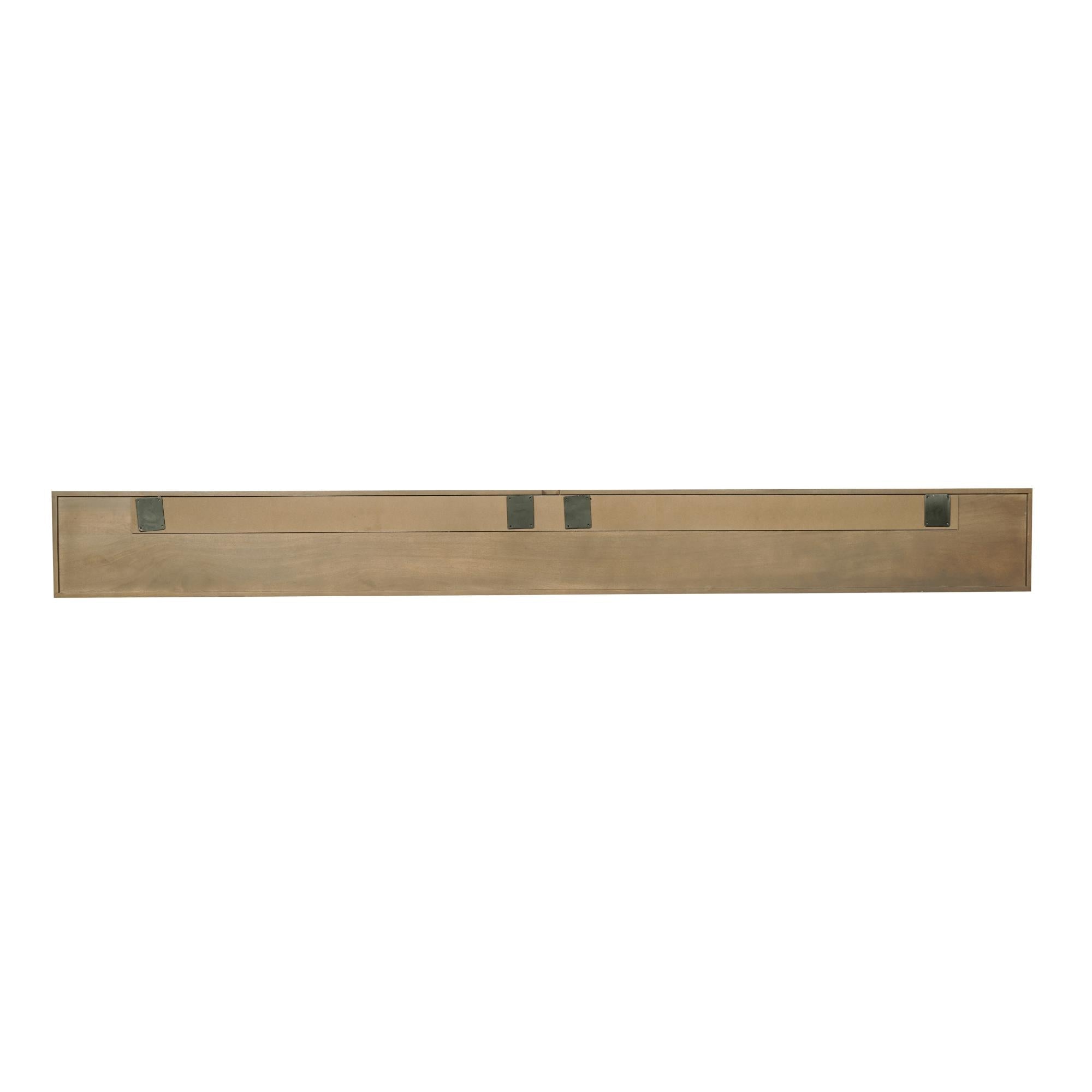 Zwevend tv meubel Vista Walnut | 280 cm - Industrieelinhuis.nl