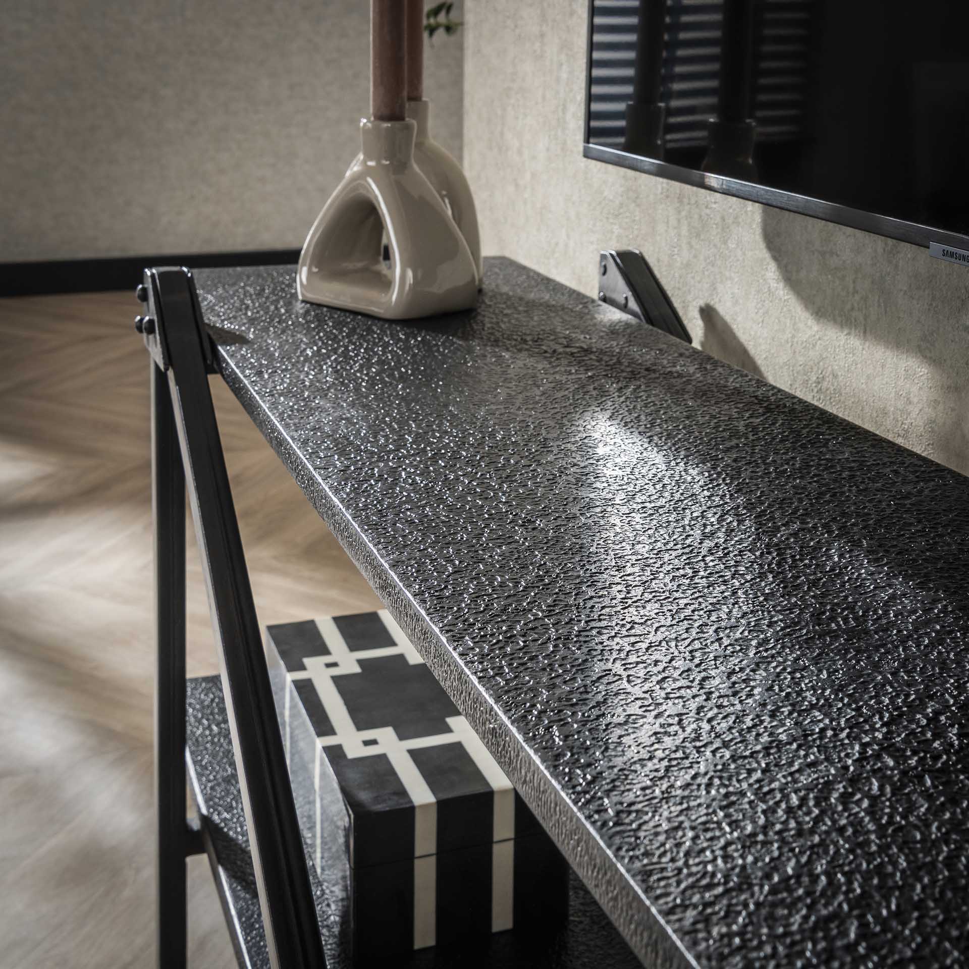 Open TV meubel industrieel Piero 140cm - Industrieelinhuis.nl