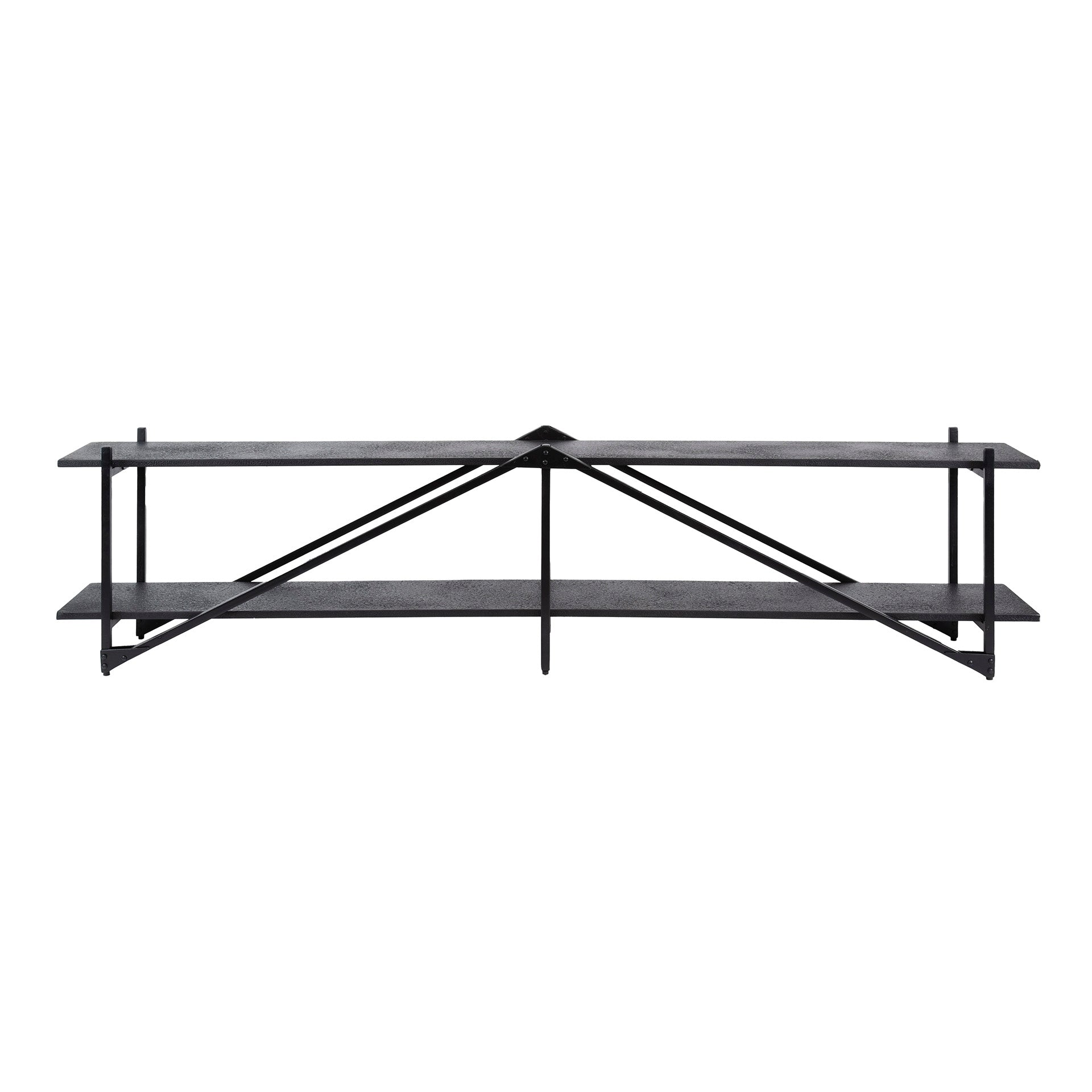 Open TV meubel industrieel Piero 220cm - Industrieelinhuis.nl