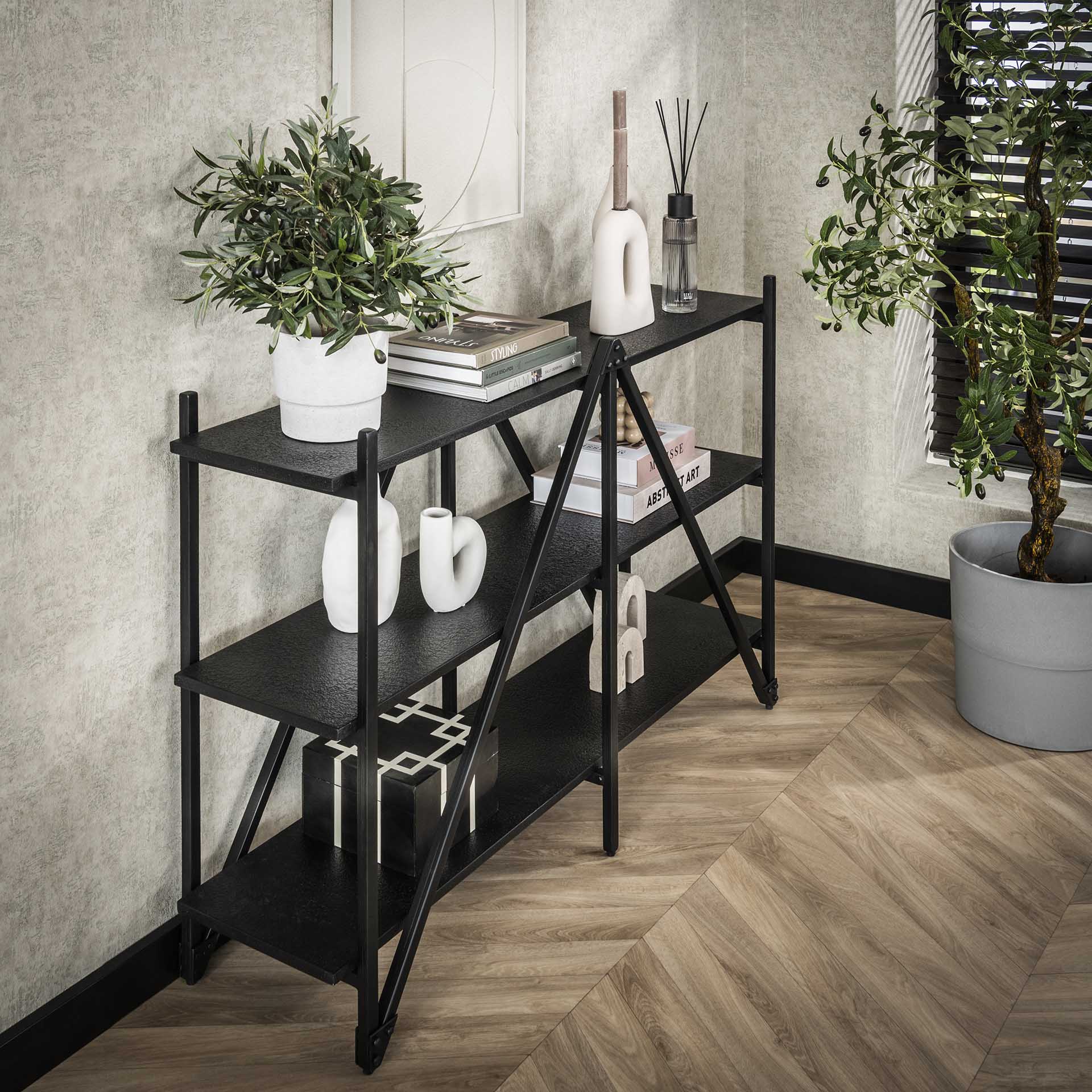 Wandrek Piero Laag 130cm - Industrieelinhuis.nl