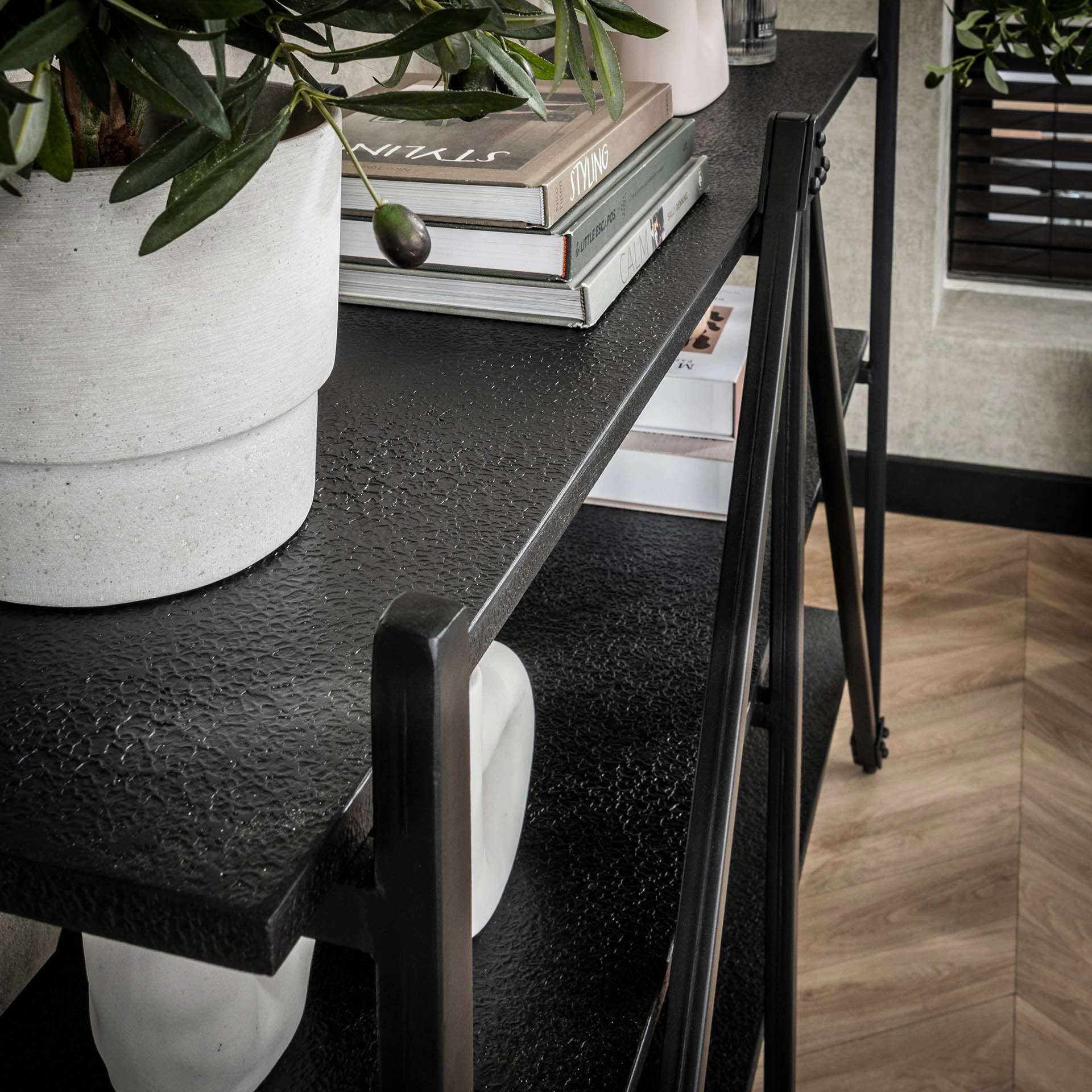 Wandrek Piero Laag 130cm - Industrieelinhuis.nl