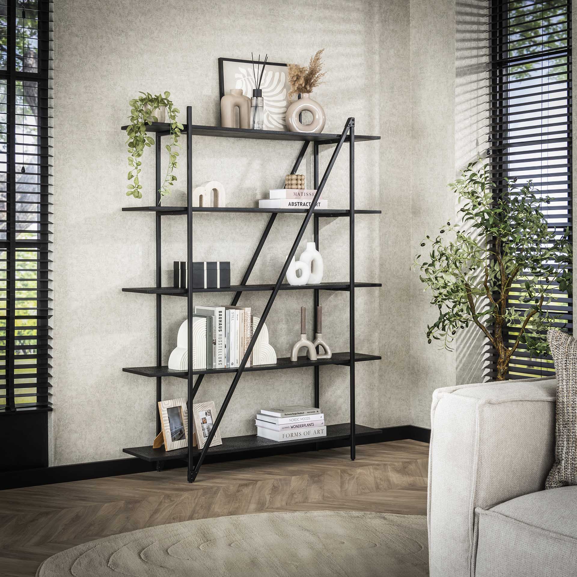 Wandrek Piero Hoog 140cm - Industrieelinhuis.nl