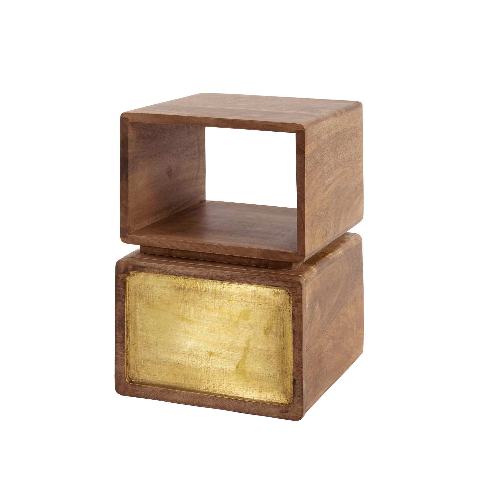 Nachtkastje Wallbox Brass XS - Industrieelinhuis.nl