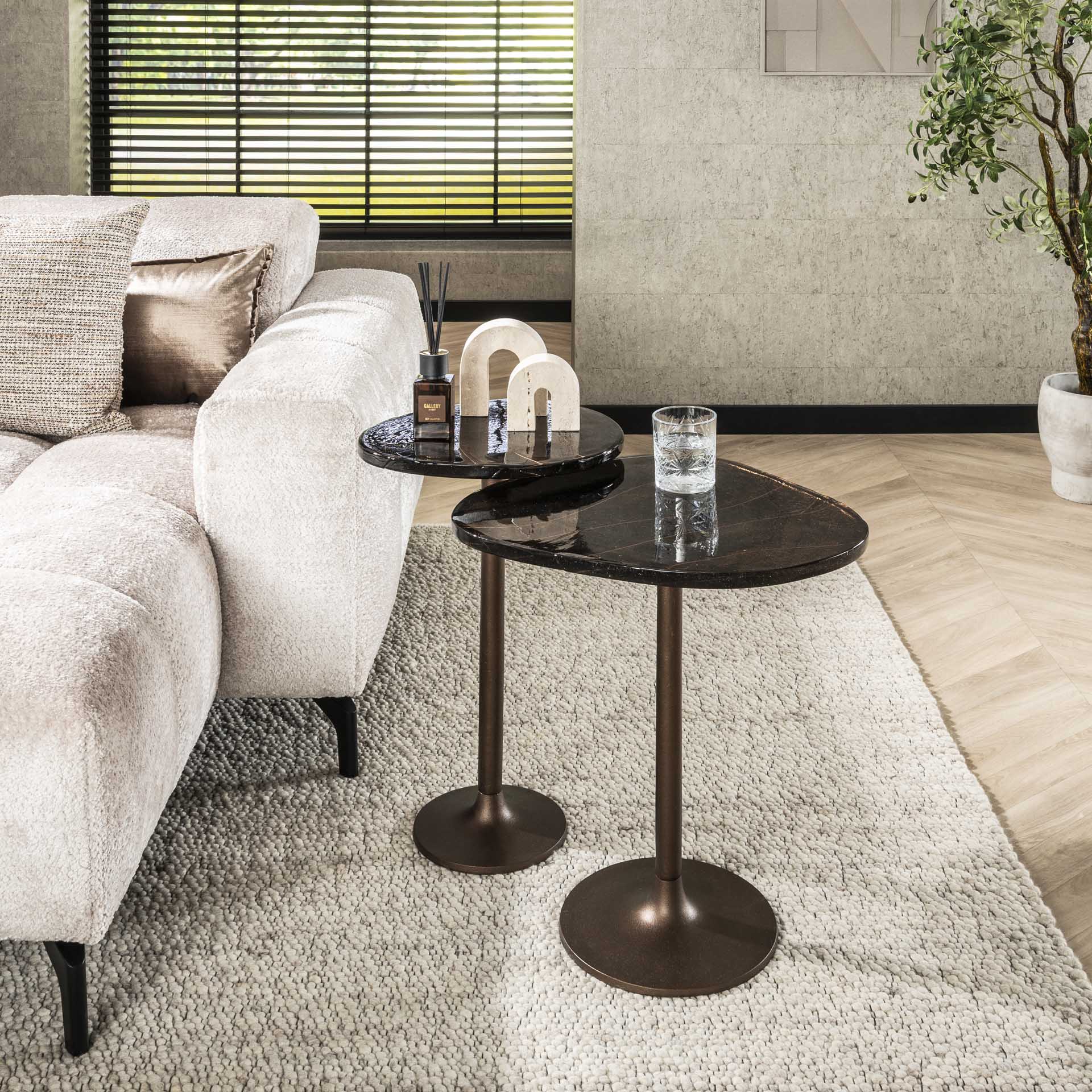 Bijzettafel Astra L Koper - Industrieelinhuis.nl