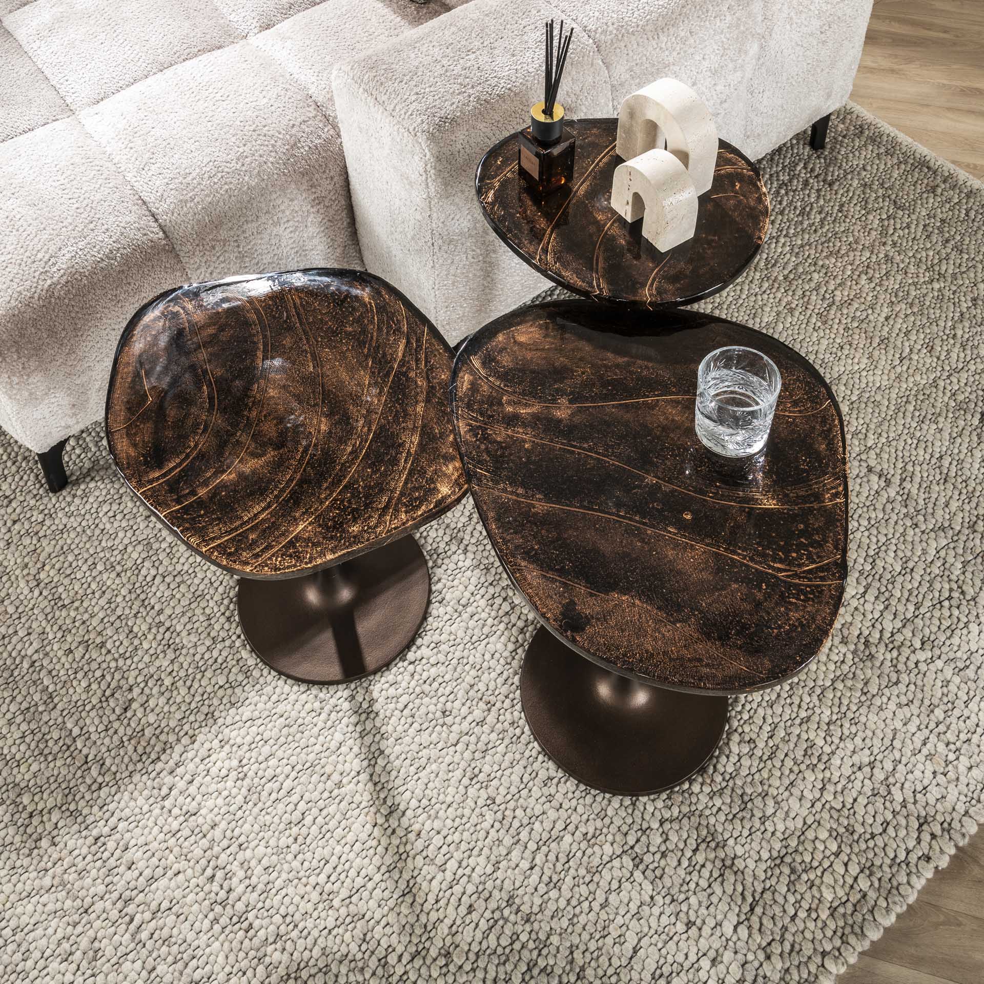 Bijzettafel Astra M Koper - Industrieelinhuis.nl