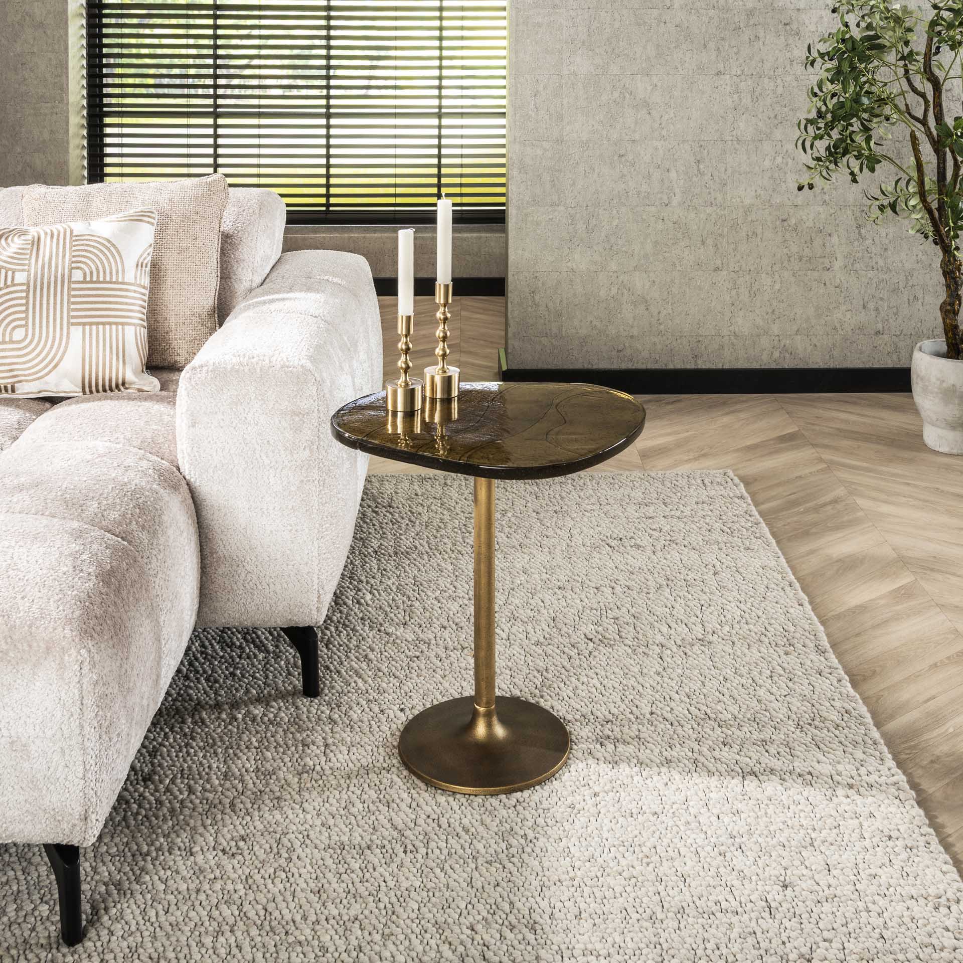 Bijzettafel Astra M Goud - Industrieelinhuis.nl