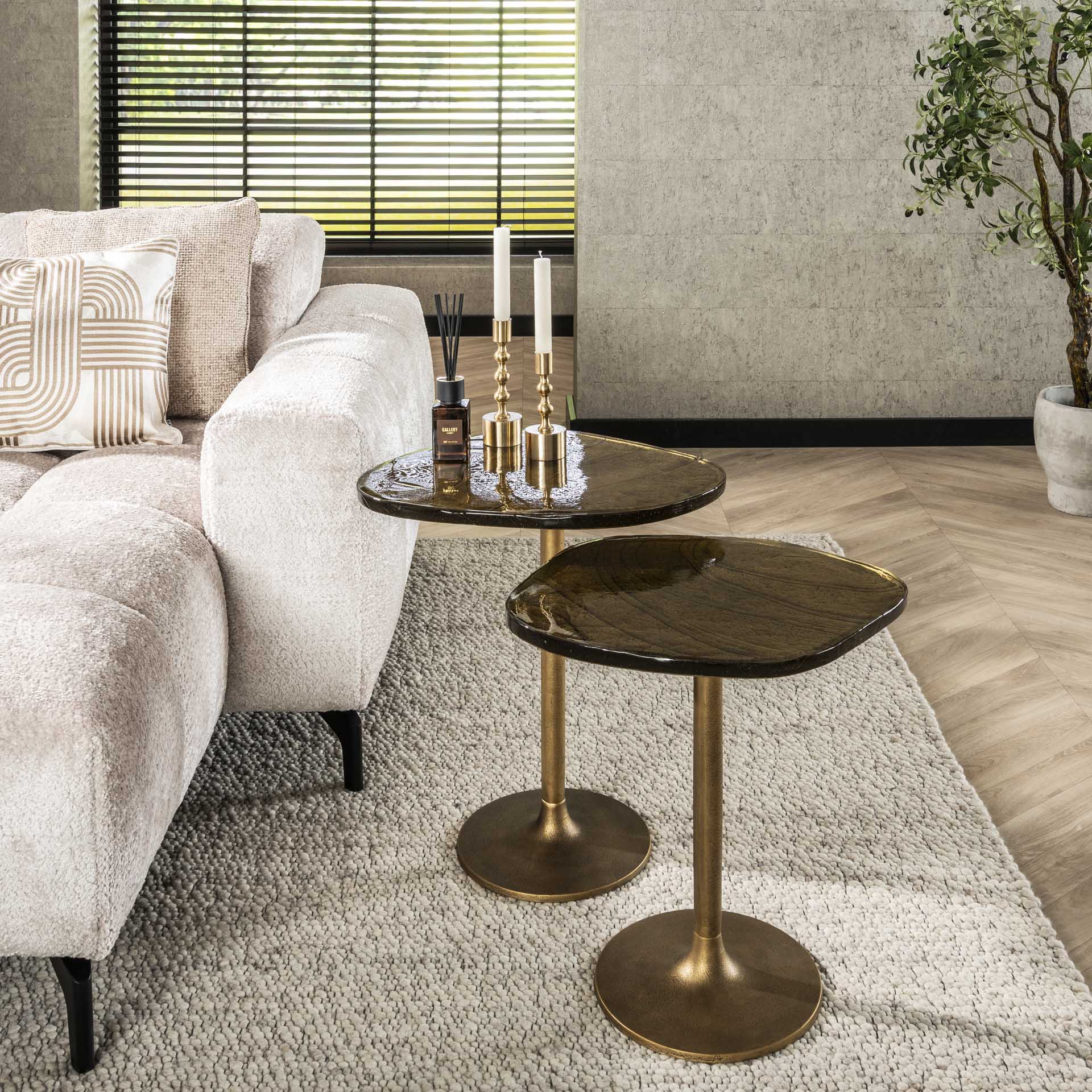 Bijzettafel Astra S Goud - Industrieelinhuis.nl