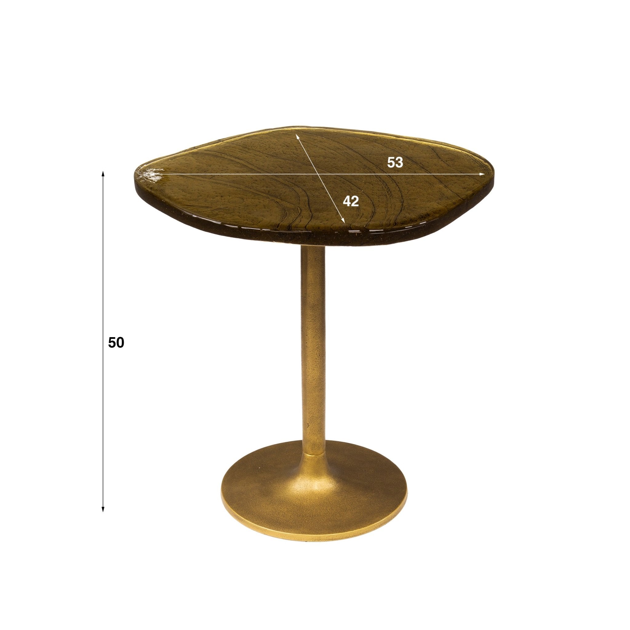 Bijzettafel Astra S Goud