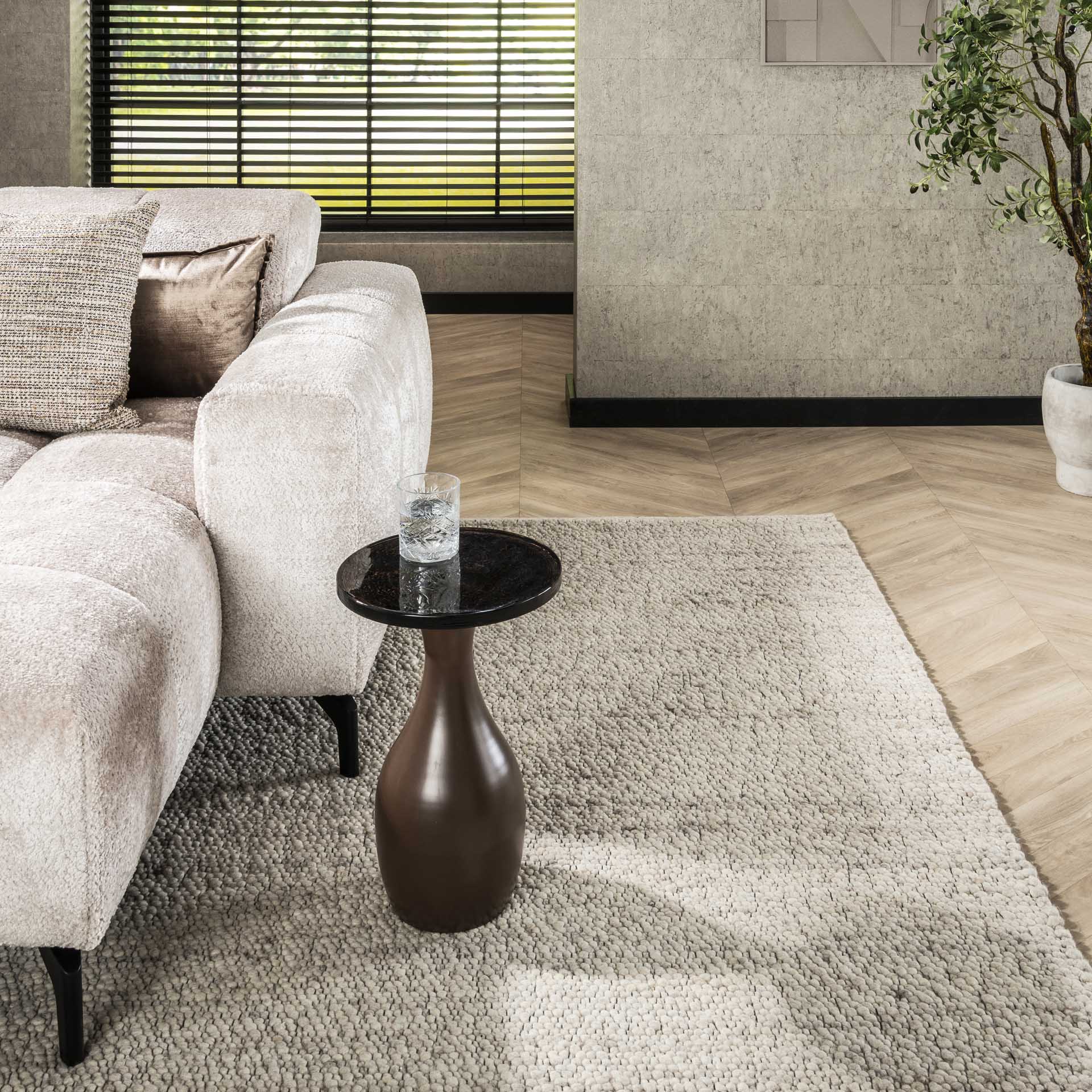 Bijzettafel Astra Druppel S Koper - Industrieelinhuis.nl