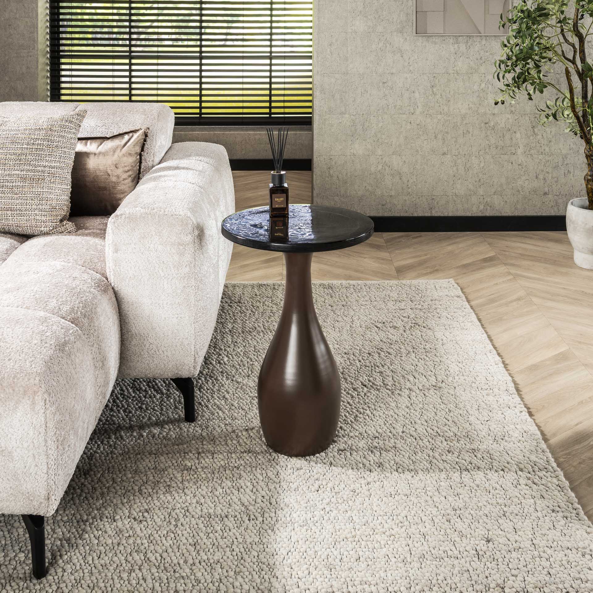 Bijzettafel Astra Druppel M Koper - Industrieelinhuis.nl