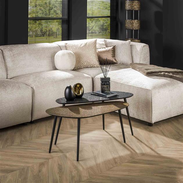 Salontafelset Syl Metallic Antiek