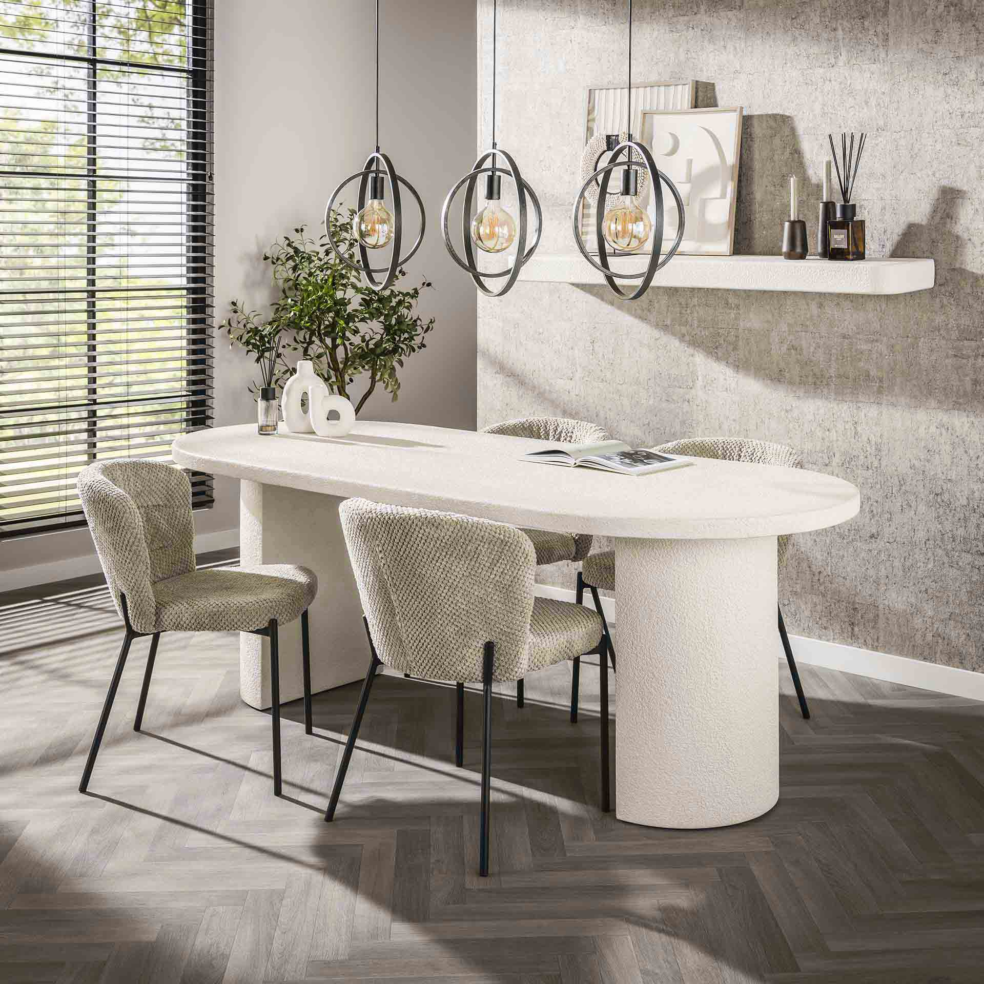 Eetkamertafel George 215x90cm - Industrieelinhuis.nl