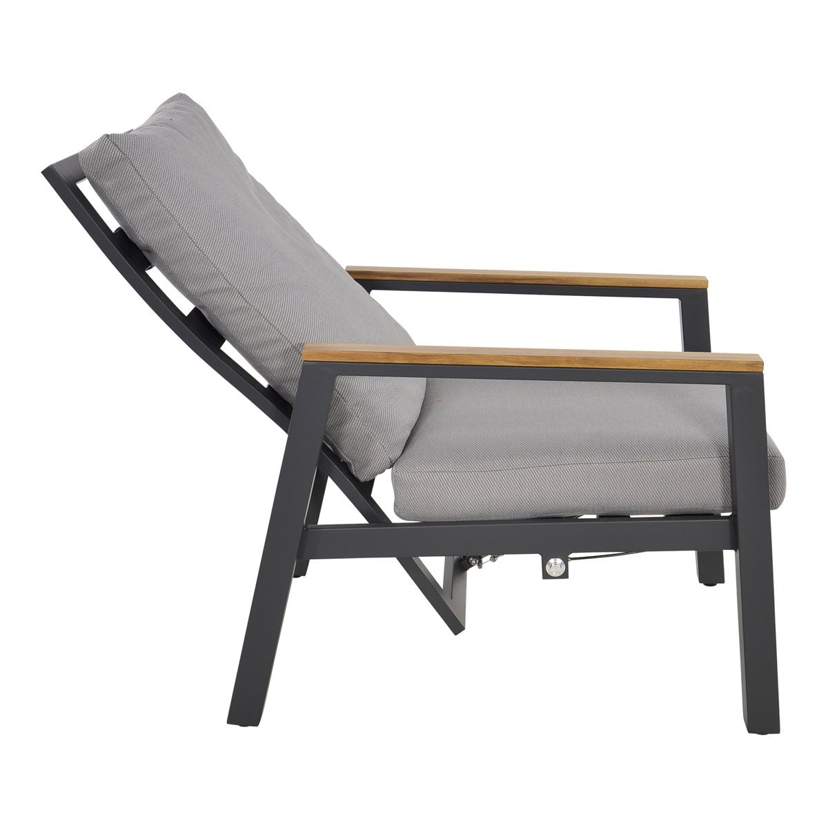 Duoset tuinstoelen met hocker Koda - Industrieelinhuis.nl
