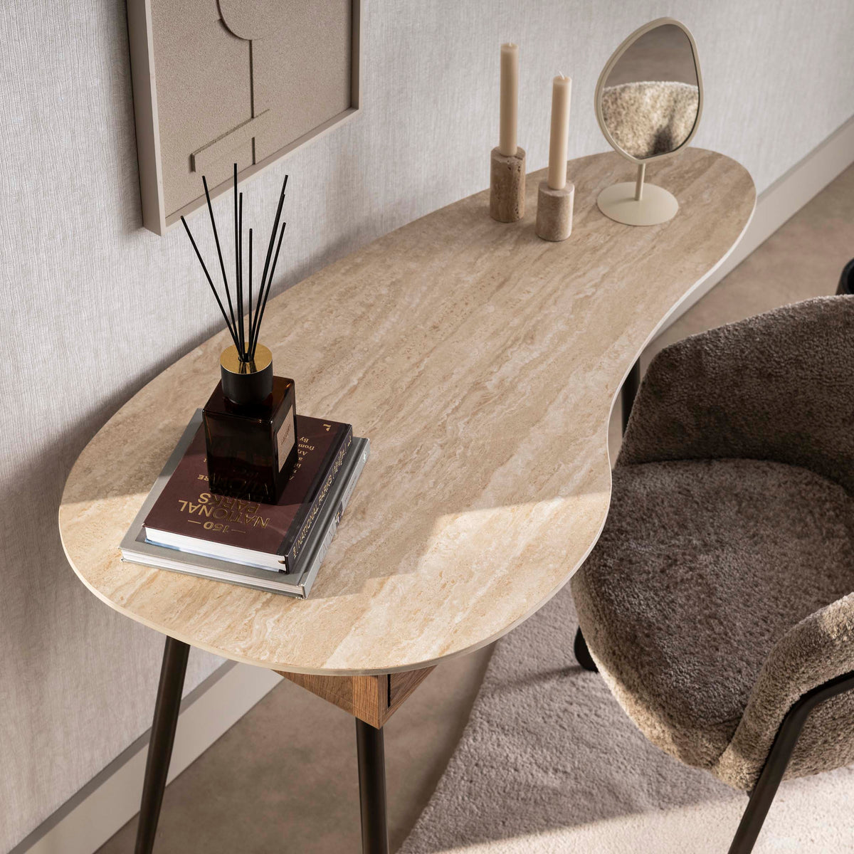 Kaptafel met lade Tova - Industrieelinhuis.nl