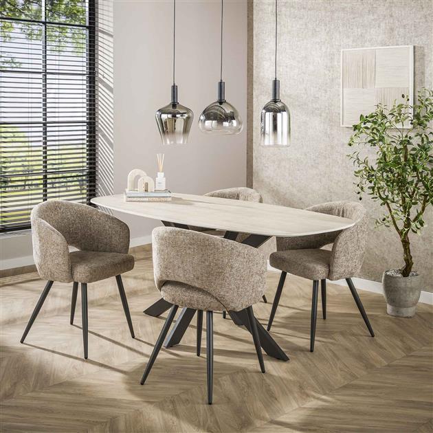 Eettafel Romano Cross 180