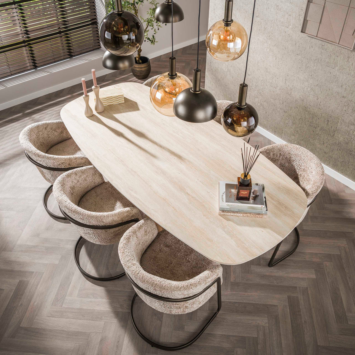 Eettafel Romano Centro 215 - Industrieelinhuis.nl