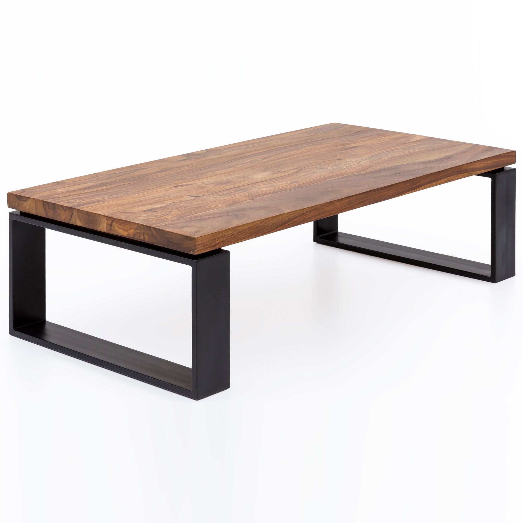 Salontafel Houten Sofa tafel met metalen frame Woonkamer tafel