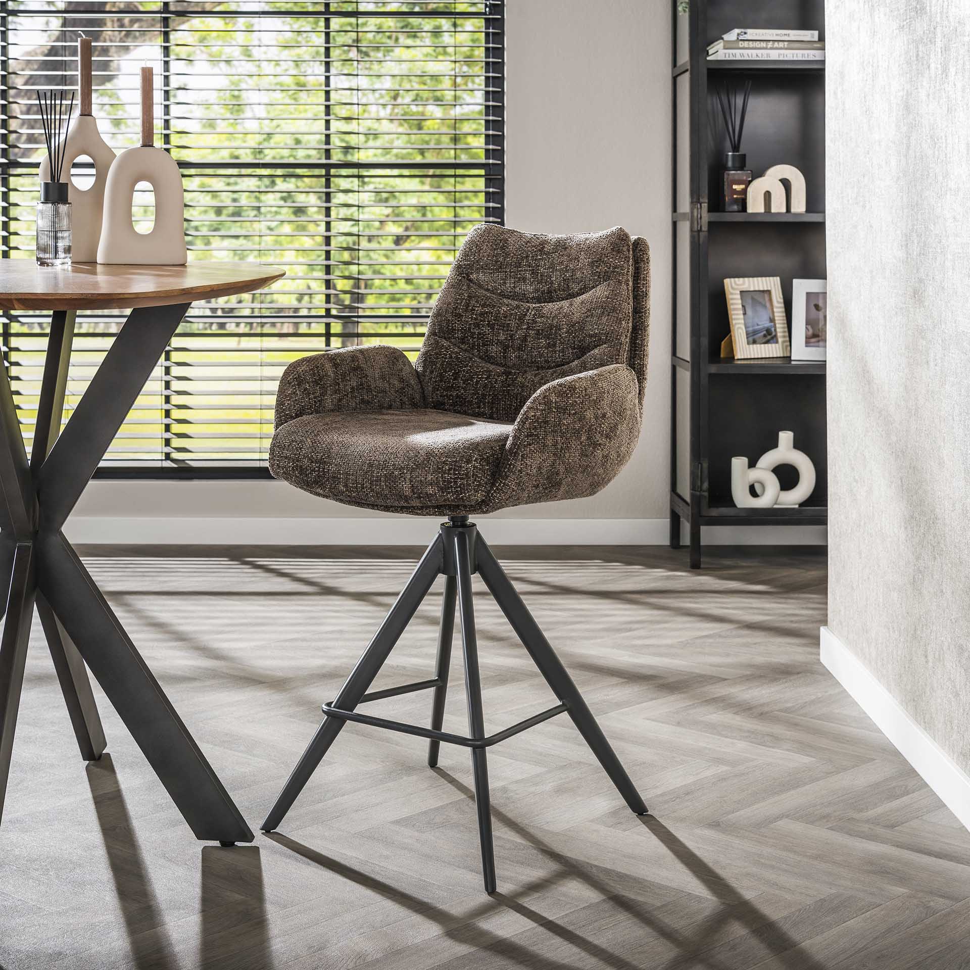 Barkruk John Lounge taupe (bestellen per 2) - Industrieelinhuis.nl