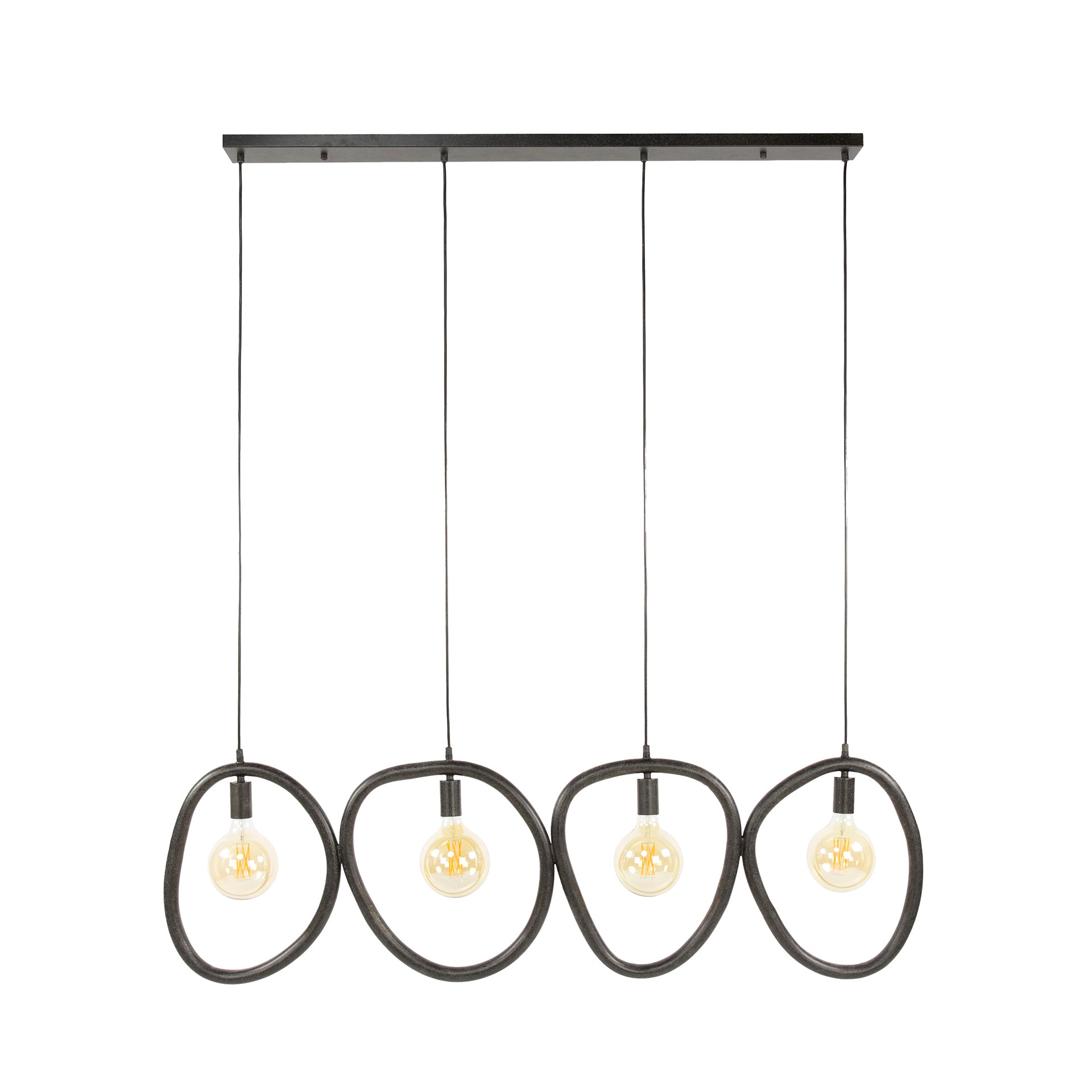 Hanglamp Riley 4 lampen - Industrieelinhuis.nl