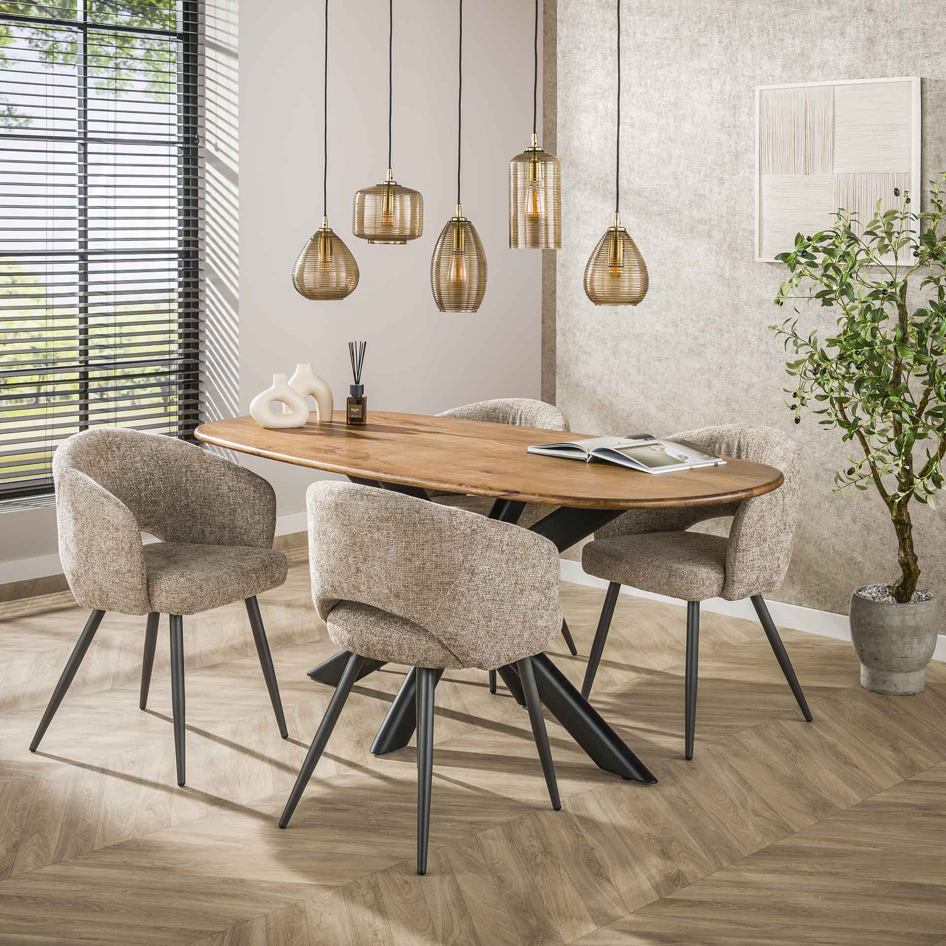 Hanglamp Alfie 5L - Industrieelinhuis.nl
