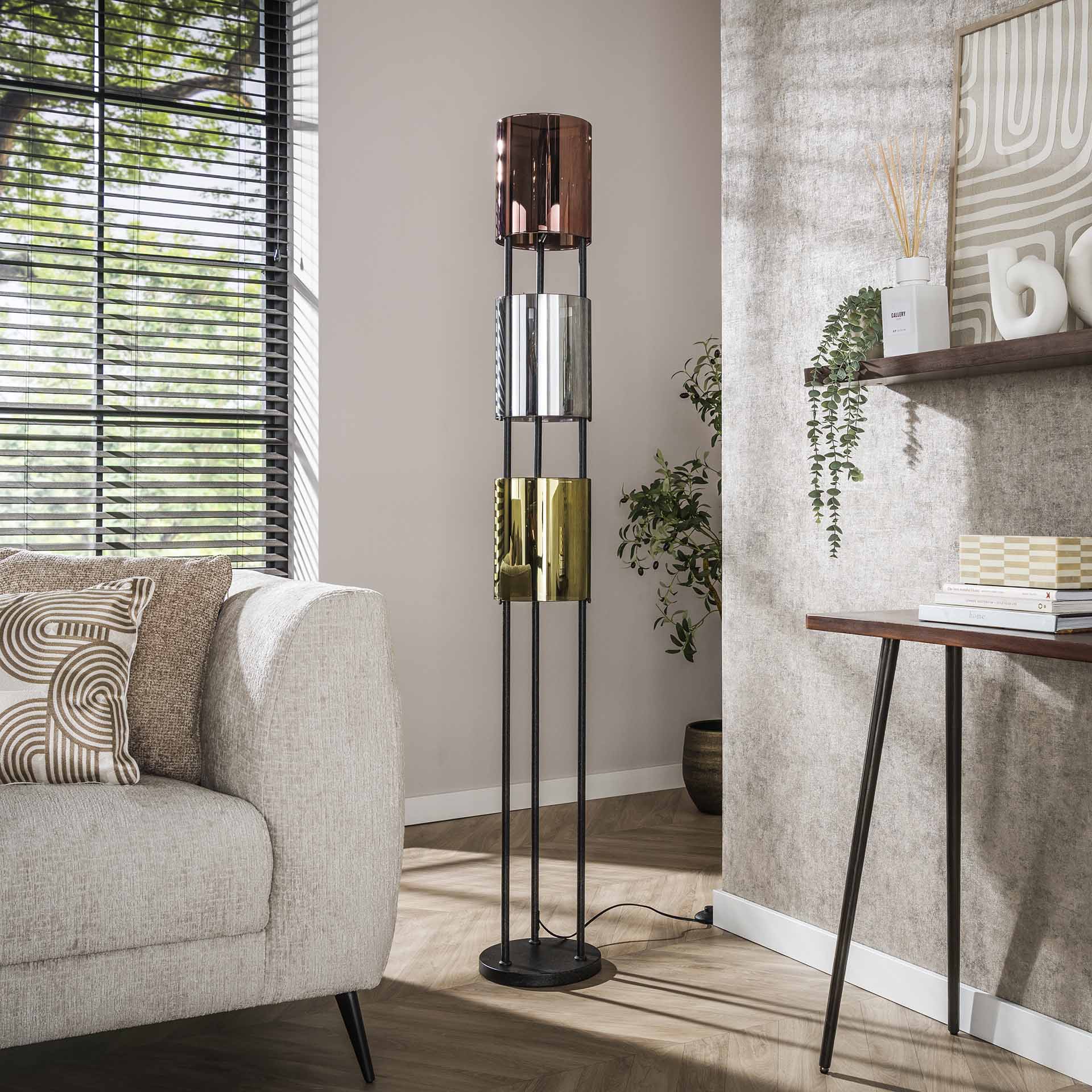 Vloerlamp 3L Lucente tricolore - Industrieelinhuis.nl