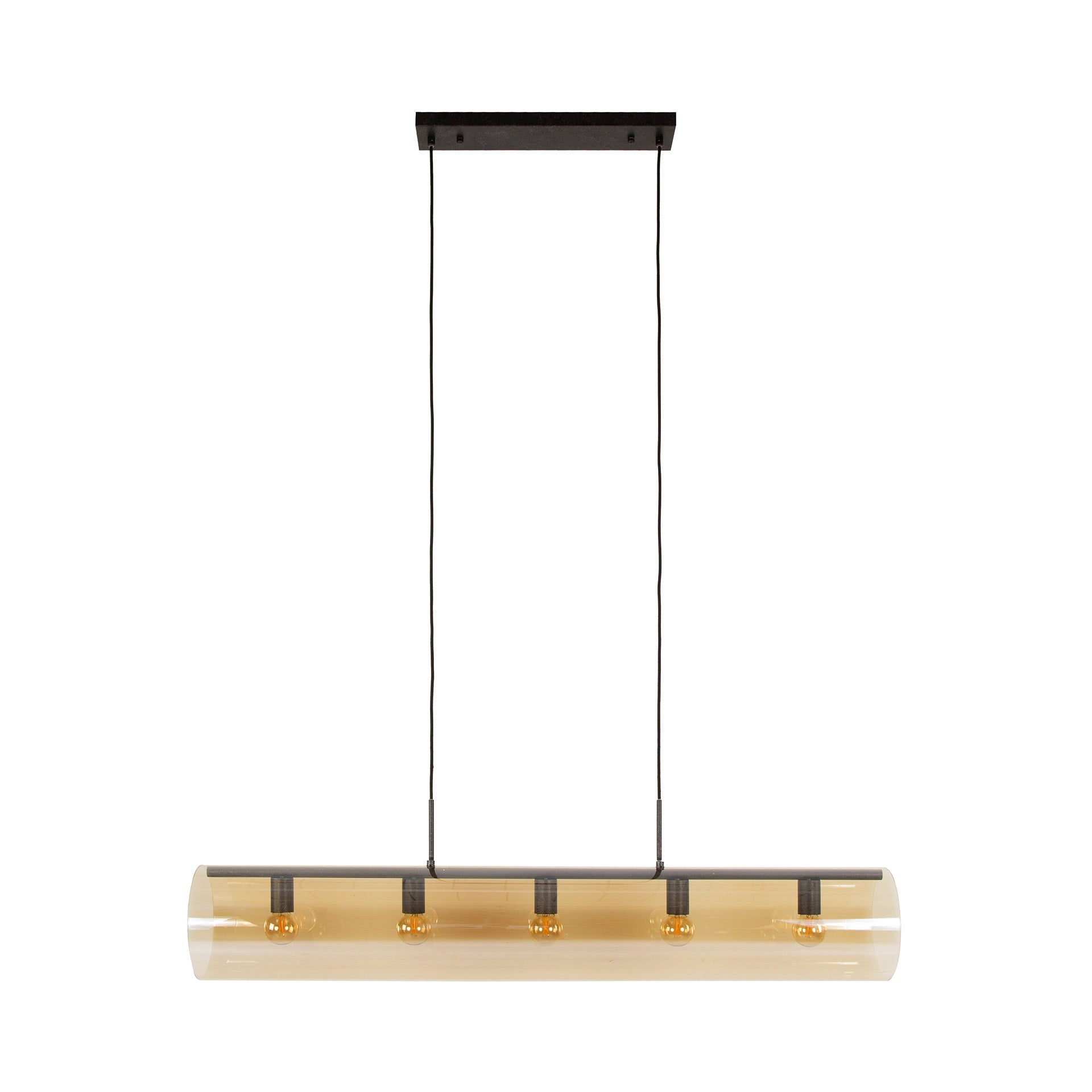 Hanglamp Polara Tube 5L Amber - Industrieelinhuis.nl
