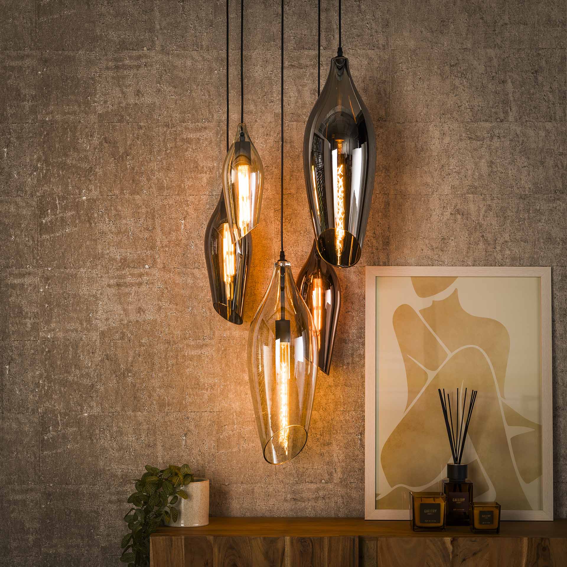 Hanglamp Emma 5L - Industrieelinhuis.nl