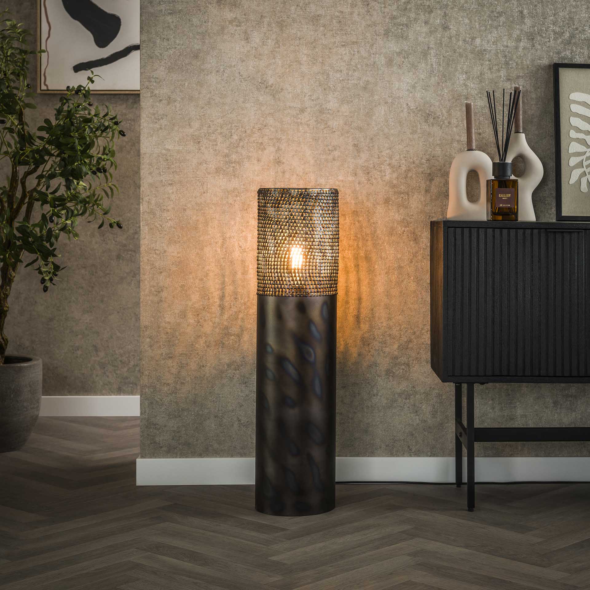 Vloerlamp Glow Ø22,5 cilinder 90cm - Industrieelinhuis.nl