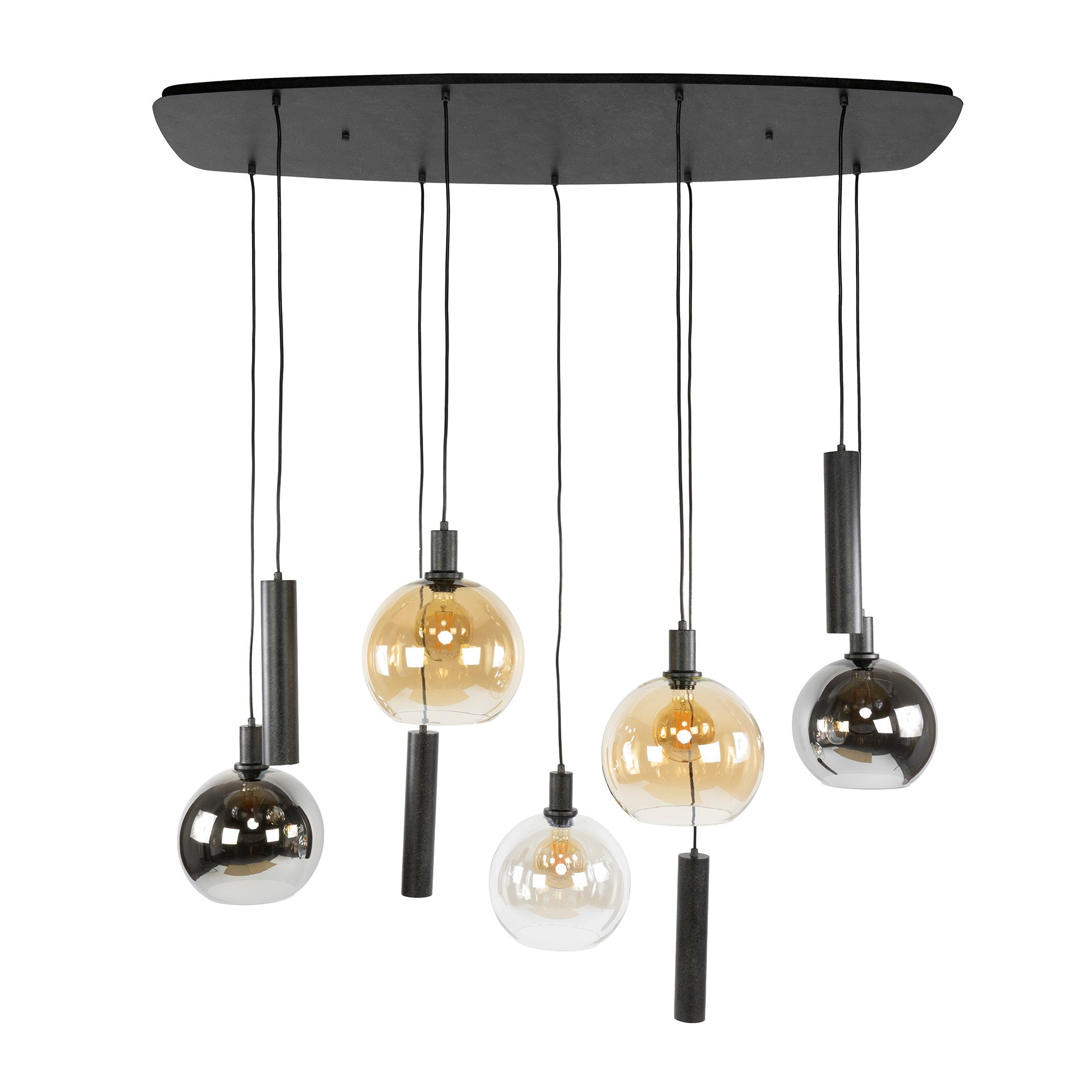 Hanglamp Sfera Tricolore 5+4L - Industrieelinhuis.nl