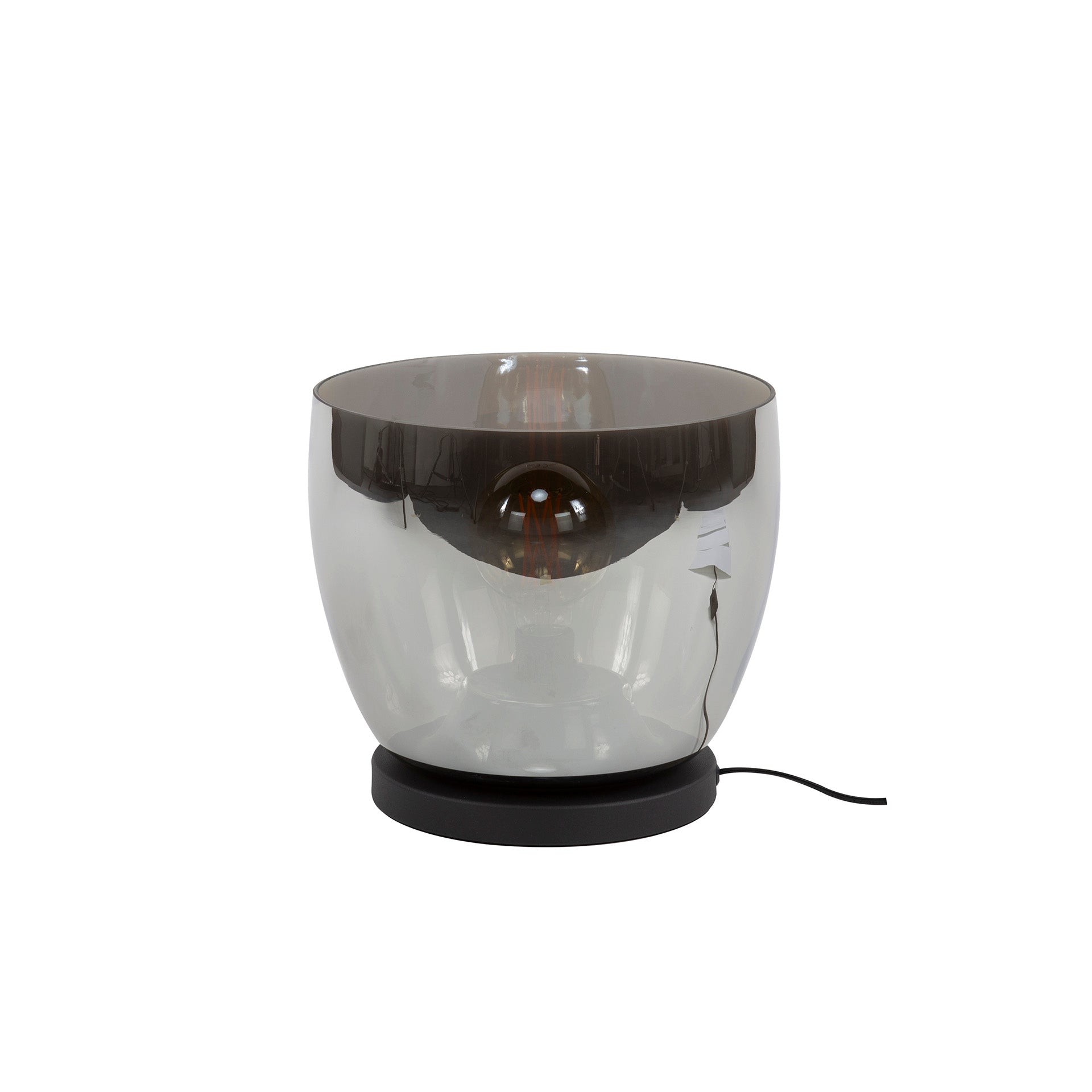 Vloerlamp Rise gekleurd glas Smoke Grey - Industrieelinhuis.nl