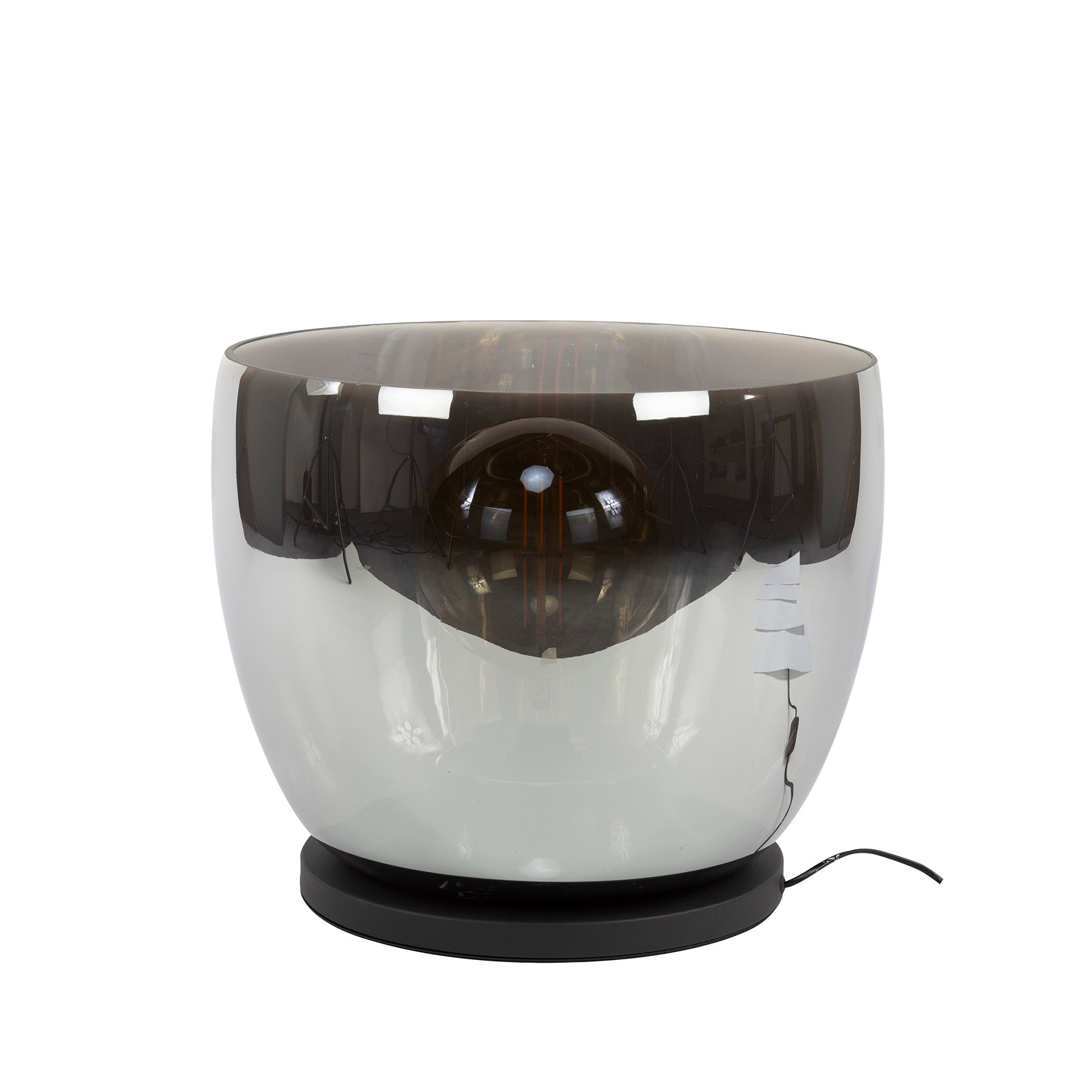 Vloerlamp XXL Rise gekleurd glas Ash Grey - Industrieelinhuis.nl