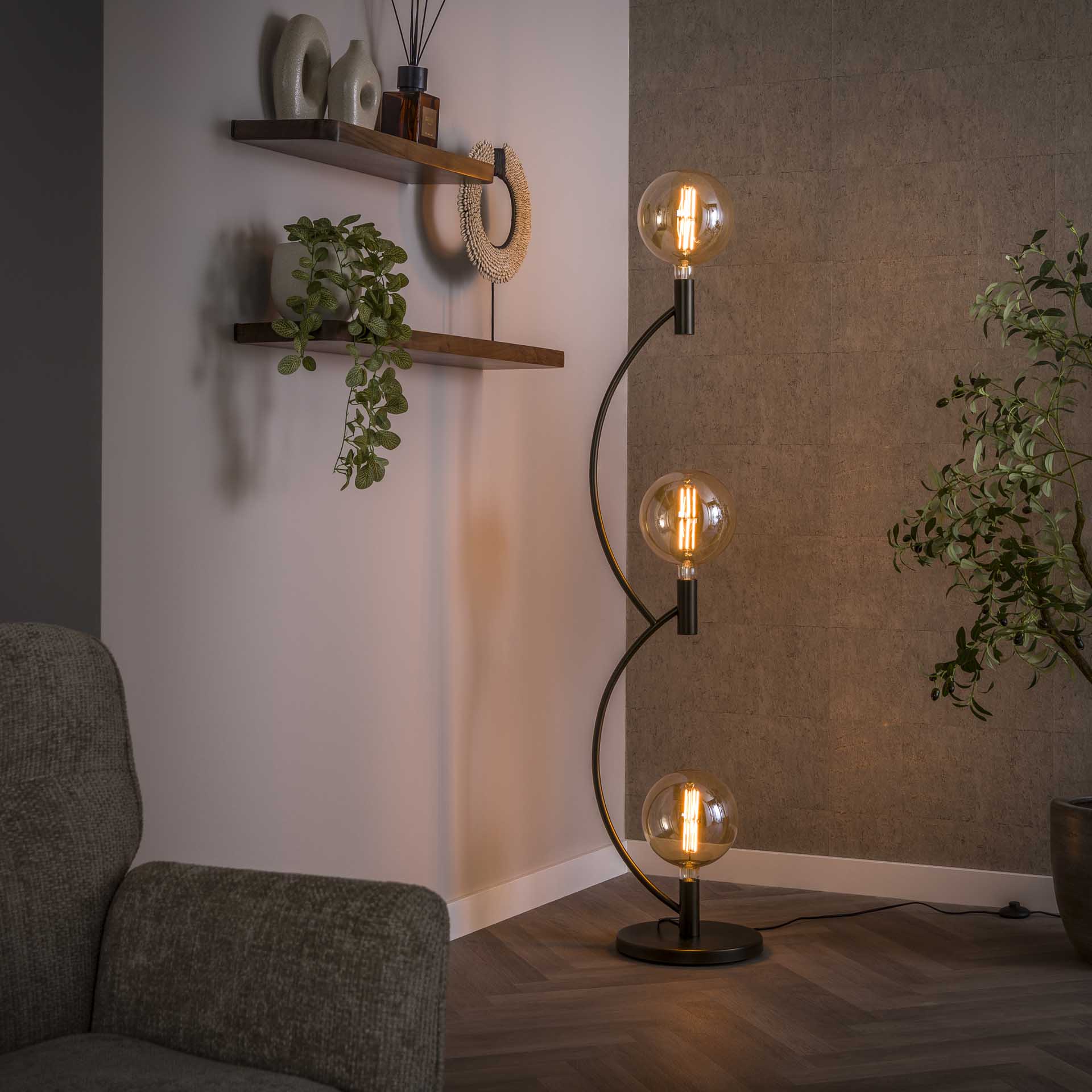 Vloerlamp Arcus - Industrieelinhuis.nl