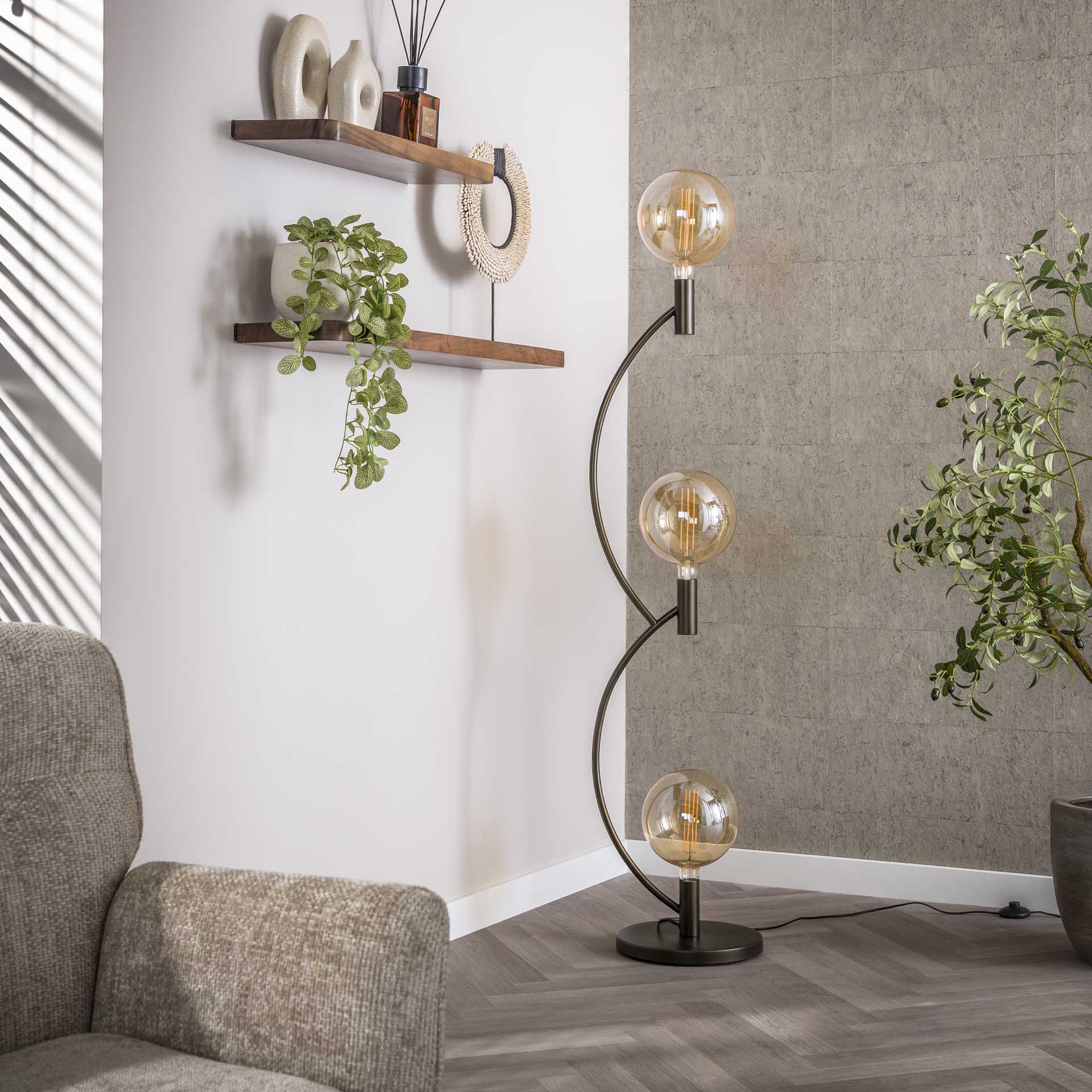 Vloerlamp Arcus - Industrieelinhuis.nl