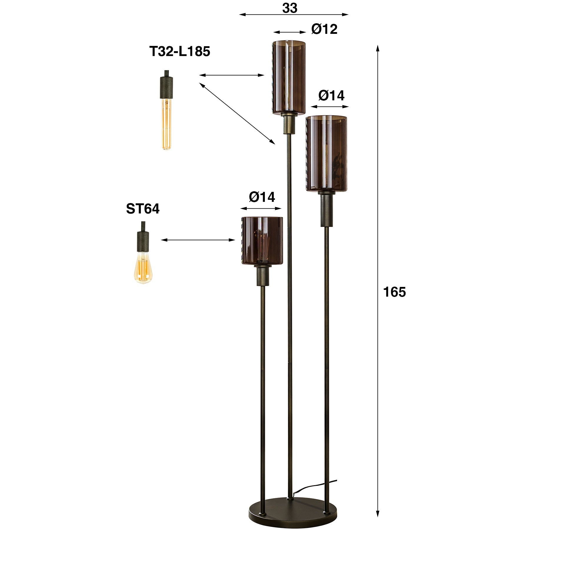 Vloerlamp Sep - Industrieelinhuis.nl