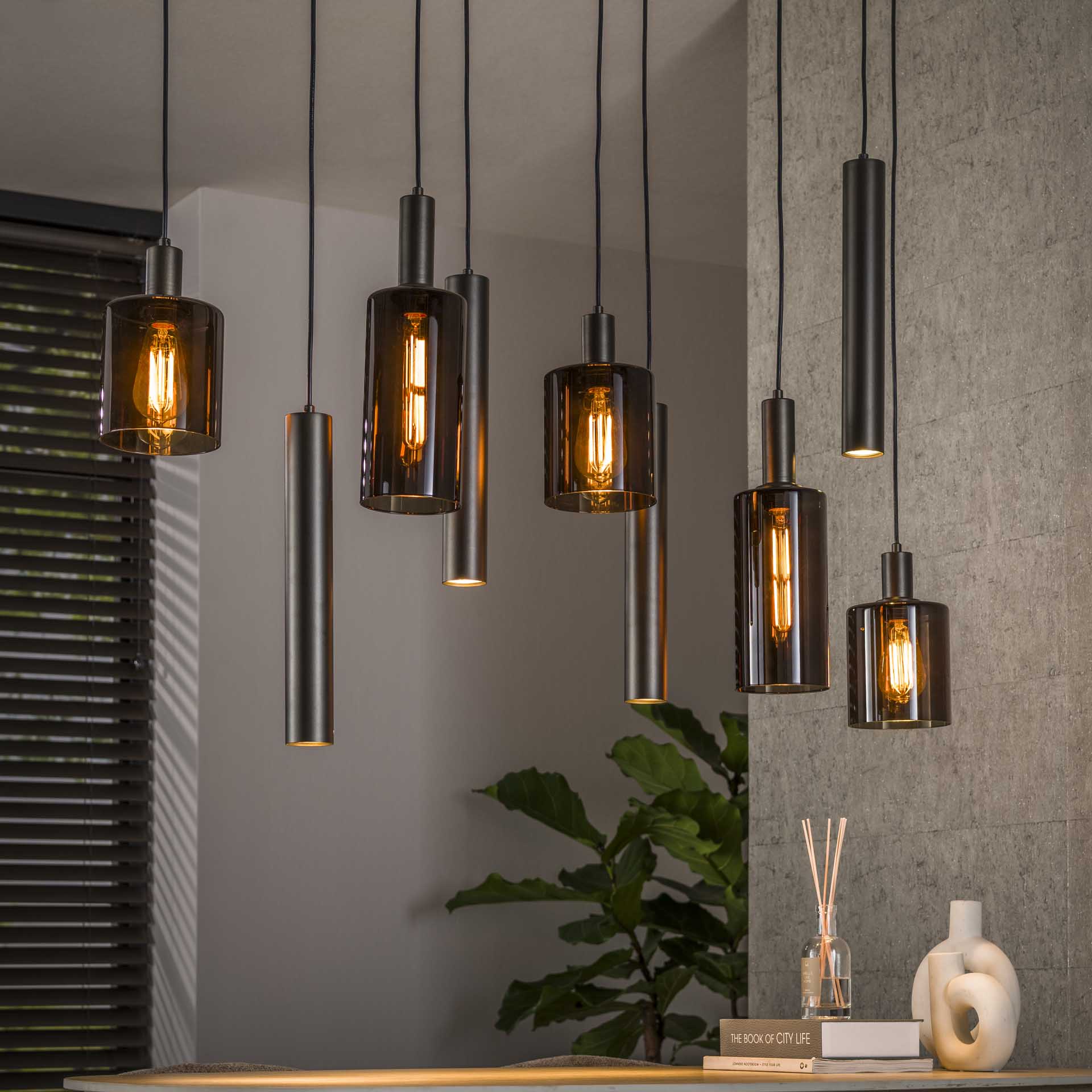 Hanglamp Sepiora Bruin - Industrieelinhuis.nl