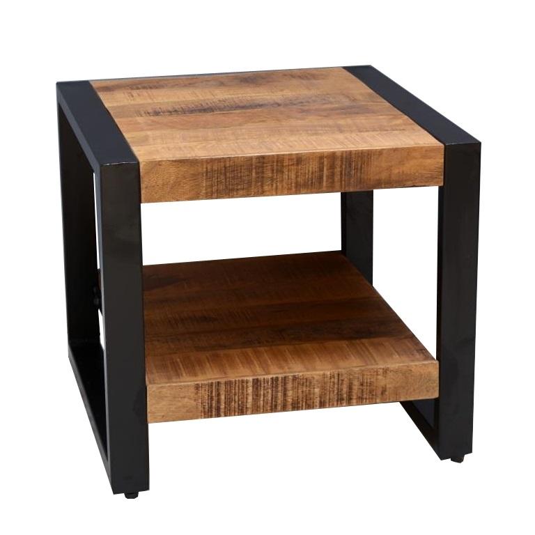 Bijzettafel Mangohout | 50 cm x 50 cm x 45 cm