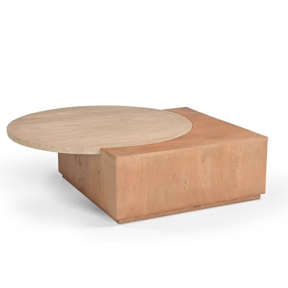 Ronde Bijzettafel Numa | 60 cm | Mangohout