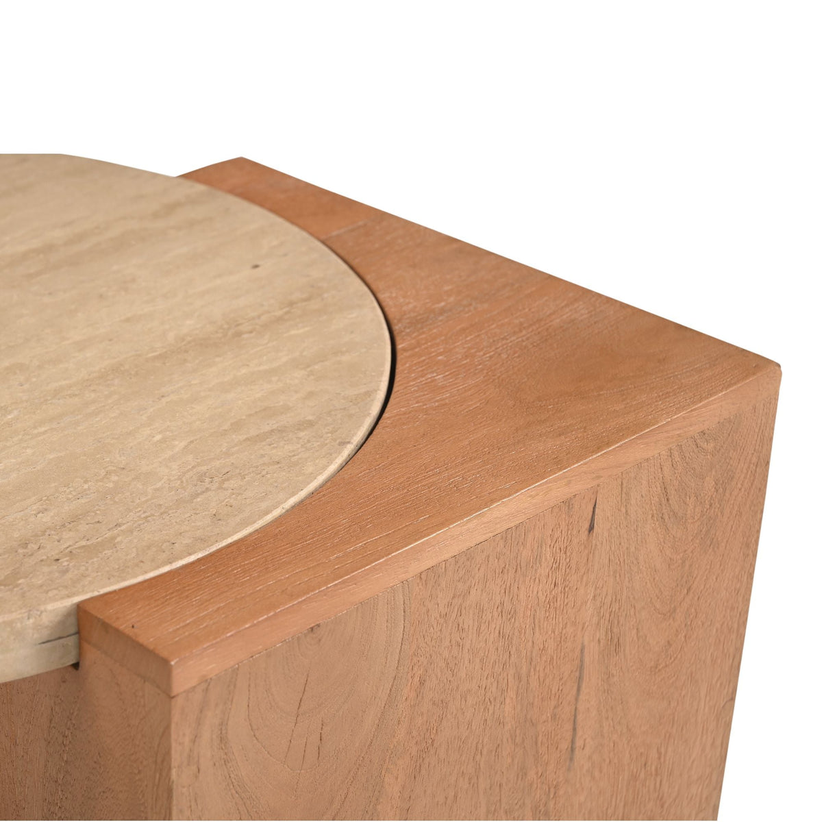 Ronde Bijzettafel Numa | 60 cm | Mangohout