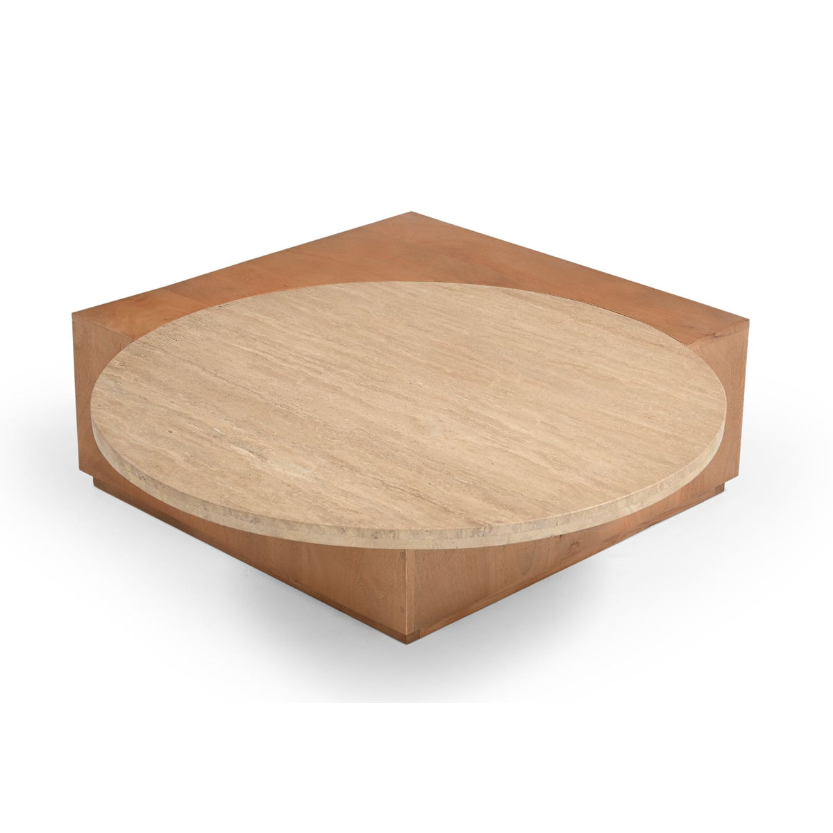 Ronde Bijzettafel Numa | 60 cm | Mangohout