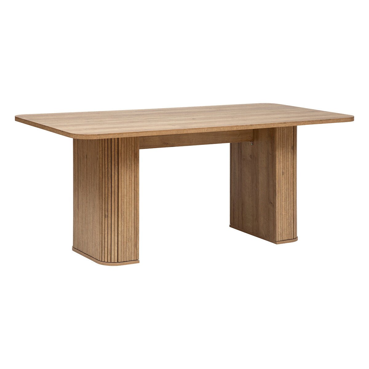 Eettafel Bali met twee kolompoten 180 x 90 x 75 cm
