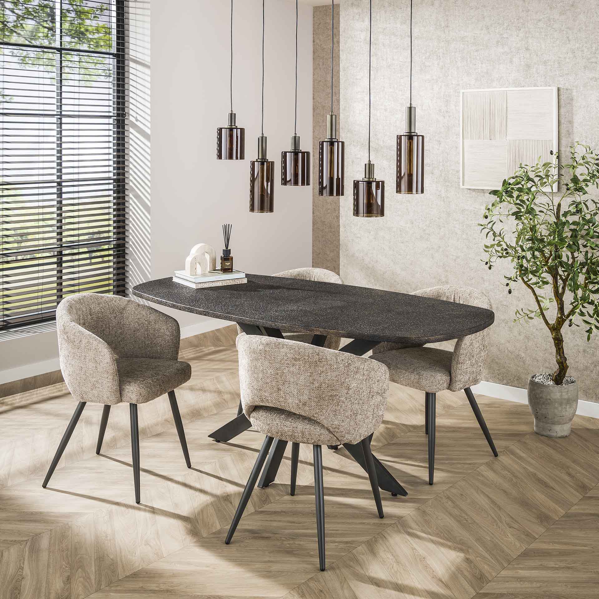 Eettafel Deens Dave 180cm